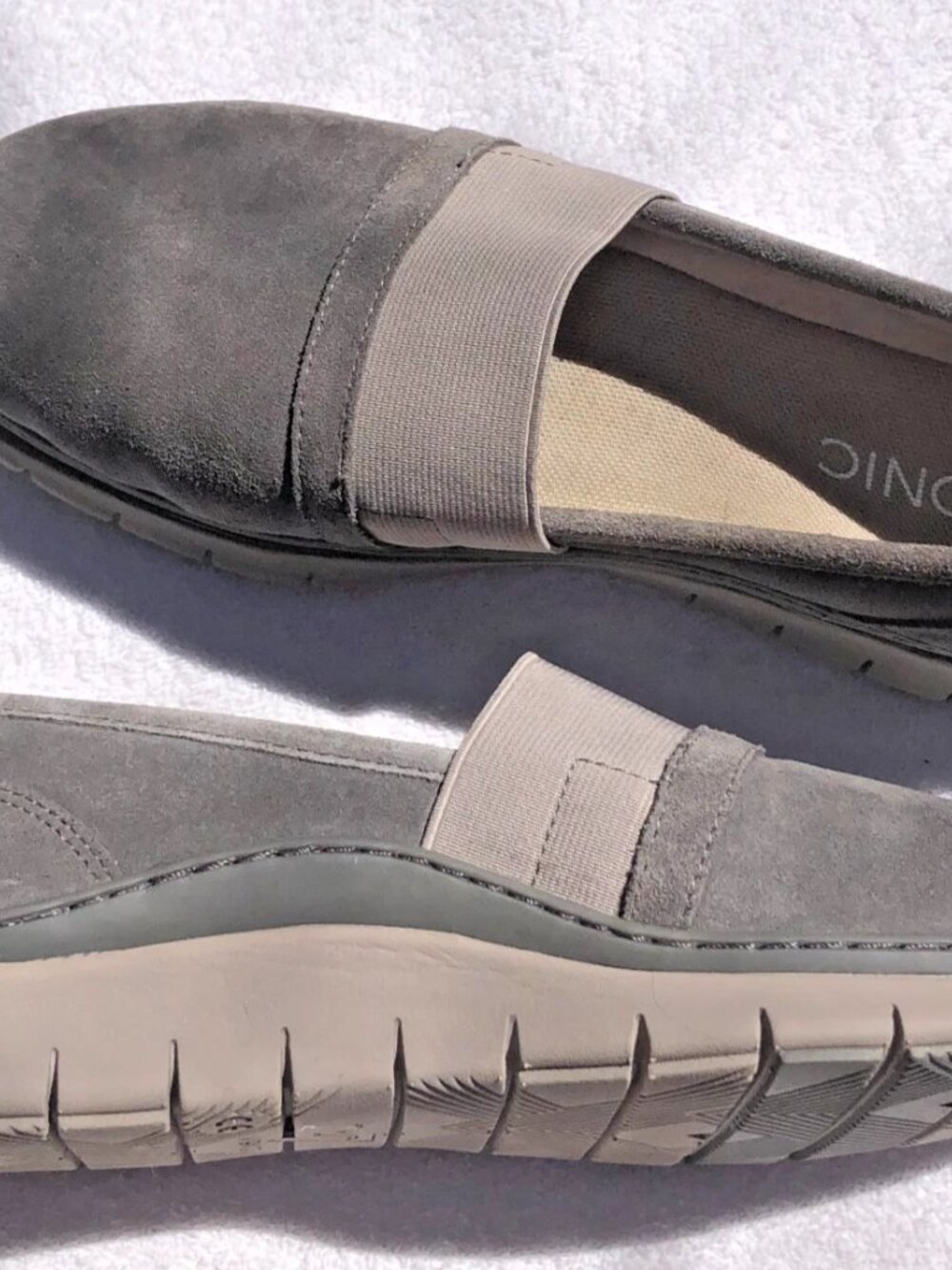 Vionic Kristi Women’s Comfort Slip On Shoes Size 8.5 Gray Suede - runs large - Picture 16 of 16
